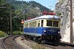 NBIK 4042.01 am 15.August 2019 als SLP 17070 (Peggau-Deutschfeistritz - Wien Westbahnhof) im Bahnhof Breitenstein.