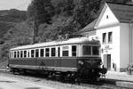 NBIK 4042.01 am 15.August 2019 als SLP 17070 (Peggau-Deutschfeistritz - Wien Westbahnhof) im Bahnhof Breitenstein.