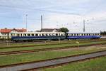 NBIK 4042.01 und BIF 6546 210-1 B4VS am 17.August 2019 im Bahnhof Sigmundsherberg.