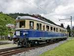 Triebwagen 4042.01 im Bahnhof Übelbach während der 100-Jahr-Feier der Strecke Peggau-Übelbach, 04.08.2019 