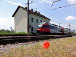 4124 025-0 als S60 602603, kurz vor Bruck/Leitha; 180509