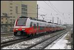 4746 027 fährt am 9.01.2019 in Mistelbach ein.