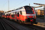 4746 553 als RE9(76373)von Rostock Hbf nach Sassnitz kurz vor der Ausfahrt im Rostocker Hbf.30.12.2019