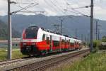 Probezug mit Cityjet 4746 002 bei Friesach am 8.06.2015.