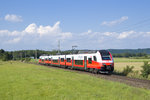 Am 16. August 2016 ist 4746 019 als Regionalzug 3663 von Linz Hauptbahnhof nach Garsten unterwegs und konnte bei Dorf an der Enns festgehalten werden.