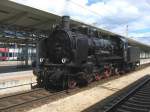 638.1301 beim Jubilum  150 Jahre Eisenbahn in Tirol  am 24.8.2008 am Bahnsteig 2 des Wrgler Hauptbahnhofes .