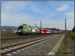 1116 264  Euromotion  zieht den IC 533 aus dem Bahnhof Zeltweg.