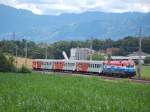 R3952 gezogen von der 1116 108  EM-Kroatien 
hat am 30.06.2008 soeben den Bahnhof
Wartberg/Kr. verlassen.