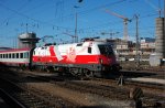 Der Polen-Stier (1116 087) am 01.11.08 bei der Einfahrt in Mnchen Hbf