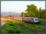 Railjet 1016 035 Spirit of Linz mit Zug EC 631 Alpen Adria Universitt zwischen Zeltweg und Judenburg 20.07.2007 