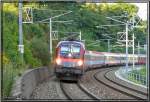 Railjet 1116 200 Spirit of Vienna mit Zug EC 631 Alpen Adria Universitt zwischen Zeltweg und Judenburg.30.07.2007