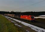 1116 016 + 1116 126 mit OIC 545 am 24.12.2012 bei Pndorf.