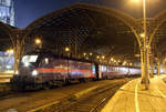 1116 195  Nightjet  am NJ425 Brüssel-Innsbruck/Wien in Köln Hbf am 20.01.2020