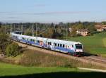 Der RJ 80-90 751 nach Wien am 13.10.2013 unterwegs bei Teisendorf.