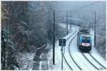 In dieser Umgebung msste sich der Ski Austria Railjet eigentlich wohlfhlen :O)  Beim ersten Schnee, schiebt 1116 251 den RJ 531 von Wien Meidling nach Villach.