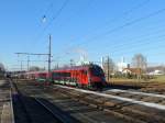 Afmpz 73818090714-4 voraus bei railjet161; Durchfahrt Timelkam; 131230