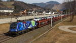 ÖBB 1116 276 mit Autozug am 19.02.2021 auf Höhe Kleinstübing (Stmk.)