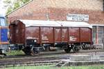 Materialwagen A-KSE 40 81 9408 121-7 (ex Tms) am 22.Oktober 2017 in Mistelbach LB.