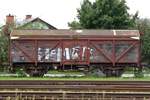 40 81 9408 116-7, ein zum Bahndienstwagen umgeschriebener Tms, am 17.August 2019 im Bahnhof Sigmundsherberg.