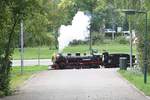 Anlässlich  50 Jahre Donauparkbahn  war die Da2 der wiener Liliputbahn zu Gast auf der Donauparkbahn.