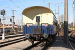 BIF 7139.16 BT (50 81 24-29 002-6 Bp) am 01.Februar 2020 als letztes Fahrzeug des SGAG 96703 nach Floridsdorf Fbf. im Bahnhof Schwechat.