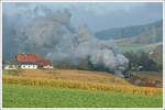 ÖGEG 657.2770 mit ihrem Fotogüterzug SLGAG 93885 am 20.10.2019 von Braunau nach Ried im Innkreis, aufgenommen ca.