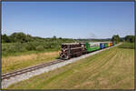 L45H070 kurz vor Neudorf im Stainztal auf dem Weg nach Stainz mit dem Flascherlzug.