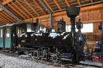 Die Dampflokomotive  Thörl  wurde im Jahr 1893 bei Krauss in Linz gebaut. (Mauterndorf, August 2019)