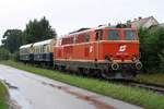 NLB 2143 070-7 mit dem SLP 14811 (Groß Engersdorf - Groß Schweinbarth) am 06.September 2020 in Bockfließ.