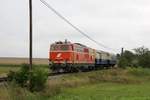 NLB 2143 070-7 mit dem SLP 14811 (Groß Engersdorf - Groß Schweinbarth) am 06.September 2020 zwischen Auersthal und Raggendorf Markt.