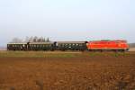 NLB 2143 070-7 am 23.November 2014 mit dem SR 17918 von Zellerndorf nach Laa a/d Thaya bei Watzelsdorf.