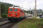 NLB 1110.505 am 17.September 2016 mit dem SLP 14945 in Payerbach-Reichenau.