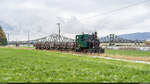 IRR G 2/2 6 / Widnau, 25. November 2023<br>
Fotofahrt aus Anlass der bevorstehenden Sperrung der Wiesenrainbrücke (im Hintergrund) für den Bahnbetrieb.