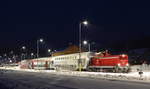 Der heutige 28.Februar 2018 startete bei mir mit Minus 25° im Bahnhof Wies Eibiswald. 

DH 1500.3 hat sich auf Bahnsteig 2 mit ihrem R4354 aufgestellt. 
