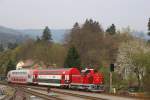 Der morgendliche R8558 bei der einfahrt in den Bahnhof Deutschlandsberg am Morgen des 2.April 2014.