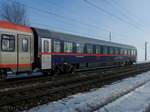 Bmz 73 81 2191 154-3 nightjet-sitzwagen  am Zugschluß des D15000; 170204