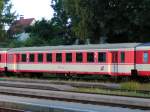 Schlierenwagen vorm  Knusper-Hexenhuschen  Bhf.RIED 2005-08-05