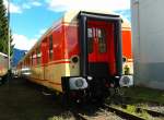 Zwei Schlierenwagen auf dem Gelände der Lienzer-Eisenbahnfreunde am 20.9.2015