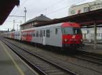 Der City Shuttle Steuerwagen 8073 224 am 02.02.2008 bei der Einfahrt in Salzburg HBF.