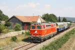 NLB 2143 070-7 am 08.August 2015 mit dem SEZ 17088 in Würnitz-Hetzmannsdorf.