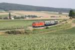 NLB 2143 070-7 am 08.August 2015 mit dem SEZ 17088 (Würnitz-Hetzmannsdorf - Ernstbrunn) vor Karnabrunn.