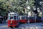 Wien Wiener Stadtwerke-Verkehrsbetriebe (WVB) SL 46 (C1 123 + c1 1523 (SGP 1956)) I, Innere Stadt, Bellaria / Dr.