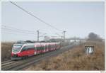 MAV 5342 006 am 6.2.2009 mit dem ER9442 bei Gramatneusiedl.