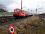 8073 129-3 erreicht mit Zugleistung REX1625 den Bahnhof Ybbs/Donau; 150128