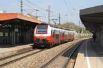 4746 053-9 am 01.Mai 2019 als S3-Zug 29469 (Hollabrunn - Wr.Neustadt) in der Haltestelle Atzgersdorf.