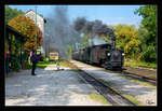 ÖGEG 298.102 der Steyrtalbahn Museumsstrecke, auf der Fahrt von Steyr nach Grünburg.