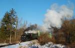 298.102 mit einem Personenzug am 09.12.2012 bei Waldneukirchen.