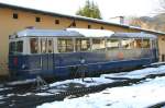 Zahnradtriebwagen 5099 001-9 am 4.12.2005 auf der Schafbergbahn in St.