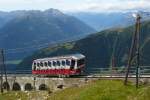 Wagen 3 der Reisseckbahn kurz vor der Bergstation