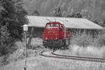 DH1700.1 rollt über den Berg zum Holzverarbeitenden Betrieb Liechtenstein in Deutschlandsberg .